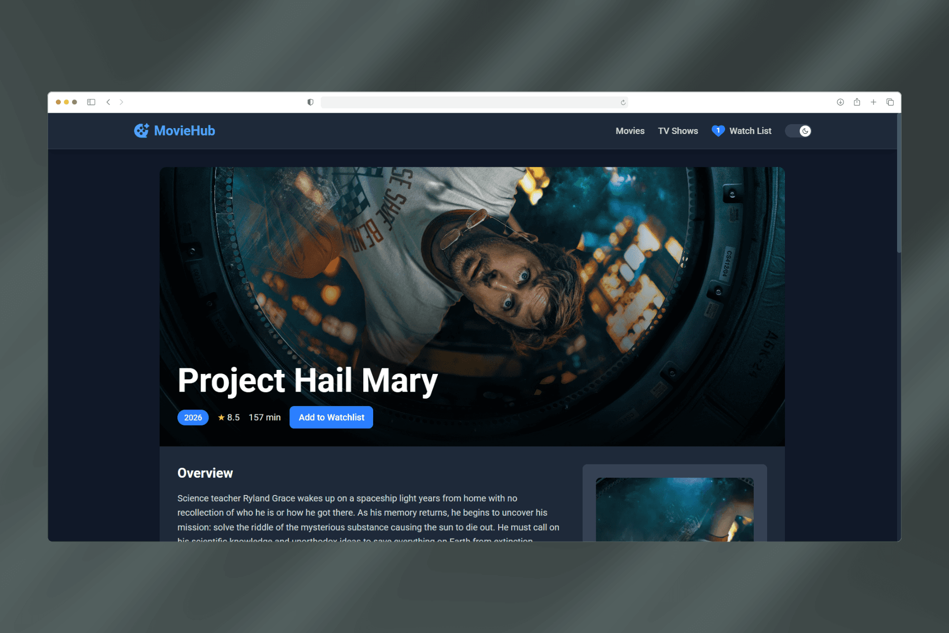 MovieHub — screenshot 1